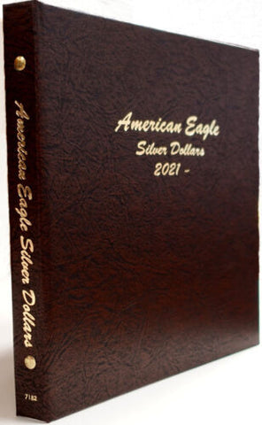 Dansco US American Silver Eagle Coin Album 1921-2029 #7182