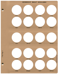 Dansco US Kennedy Half Dollar Coin Album 1964-Date #7166