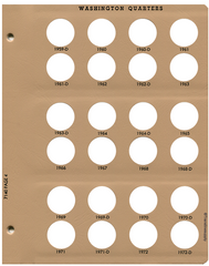 Dansco US Washington Quarter Coin Album 1932-1998 #7140